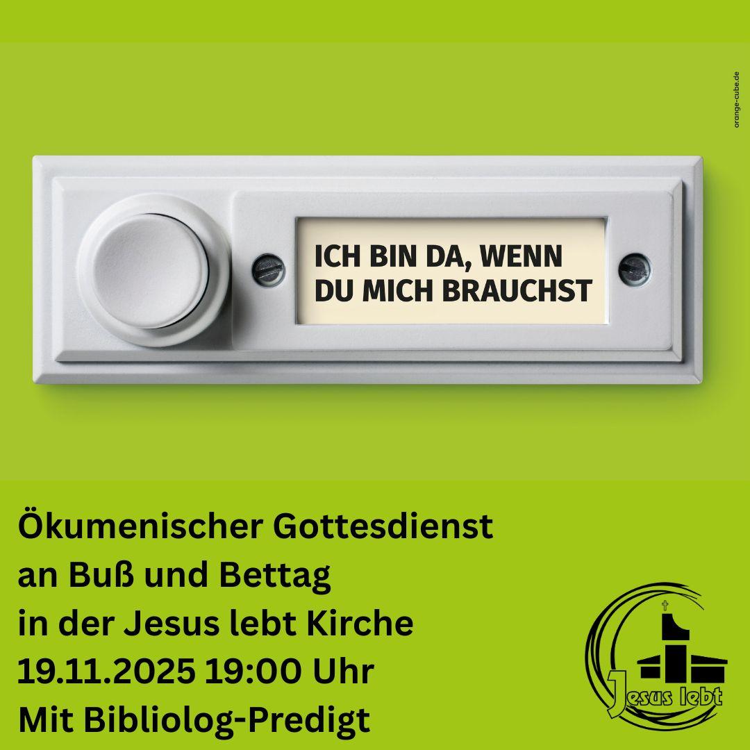 Ökumenischer Gottesdienst am Bußtag